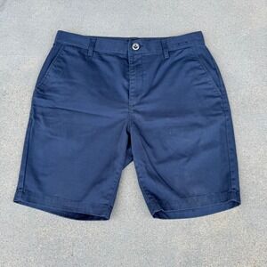 RVCA Mens Weekend Chino Shorts Navy Blue Size 34